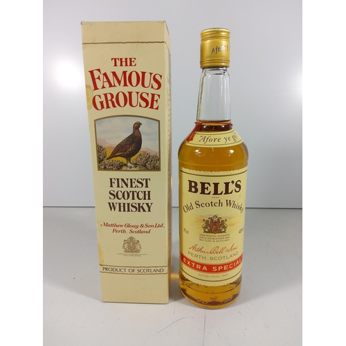 83 - Boxed Bottle of Famous Grouse Whisky & Bottle of Bells Whisky