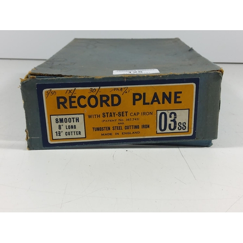 125 - Boxed Record No.3SS Plane