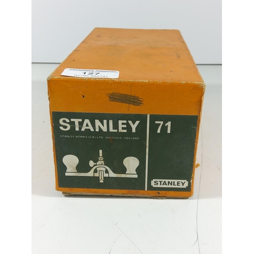 127 - Stanley no.71 router plane