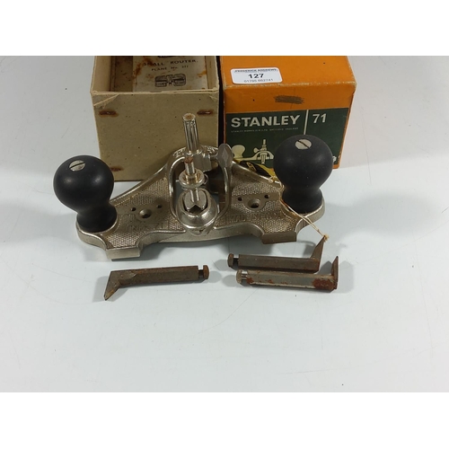 127 - Stanley no.71 router plane