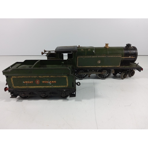 136 - vintage clockwork engine and tender