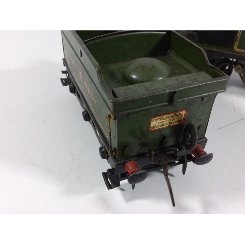 136 - vintage clockwork engine and tender