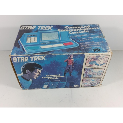 138 - Boxed Star Trek command communications console