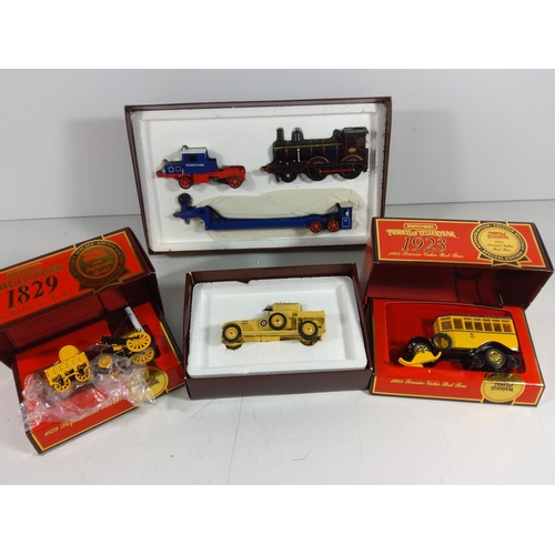 144 - 4 Boxed Matchbox models of yesteryear