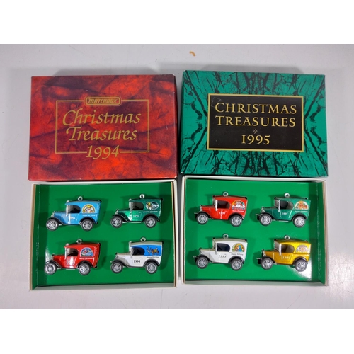 145 - 2 Matchbox Christmas Treasures 1994 &1995