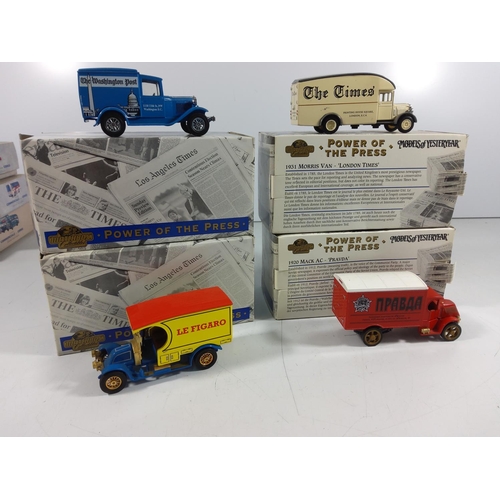 148 - 8 Boxed austrailian power of the press matchbox models