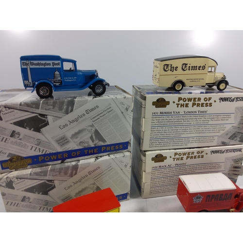 148 - 8 Boxed austrailian power of the press matchbox models