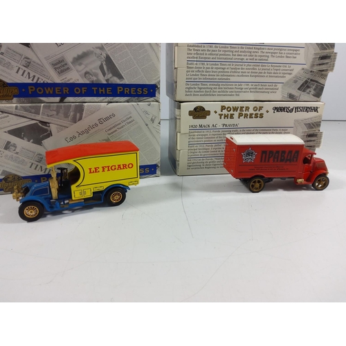 148 - 8 Boxed austrailian power of the press matchbox models