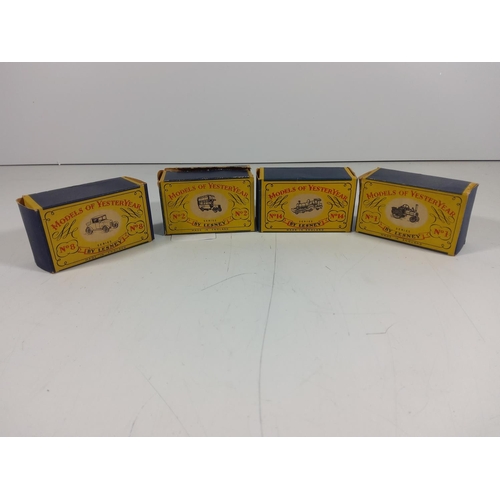 40 - 4 boxed models of Yesteryear 14,7,8,2