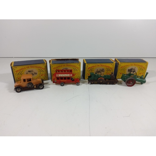 40 - 4 boxed models of Yesteryear 14,7,8,2