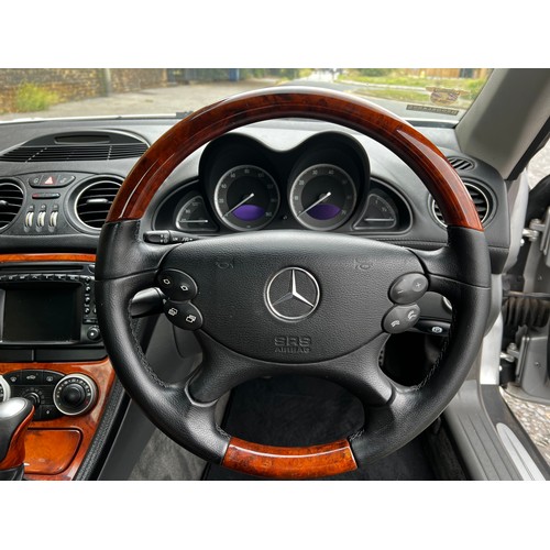 13 - Silver Mercedes SL500 AUTO with SL65 AMG body kit, Registration VF02MYC. This vehicle is a lovely sp... 