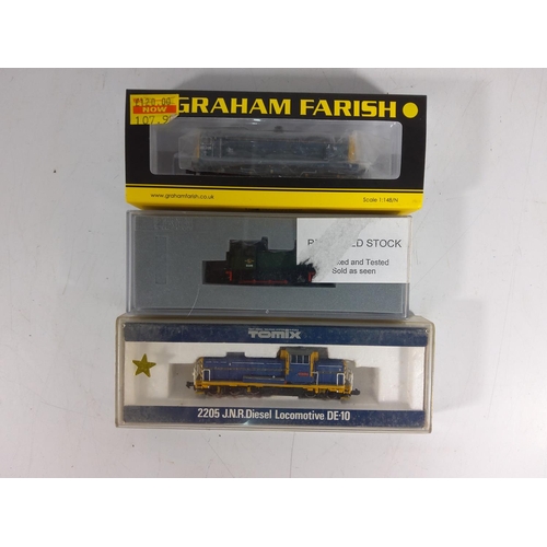 175 - 3 N-gauge locomotives including Graham Farish