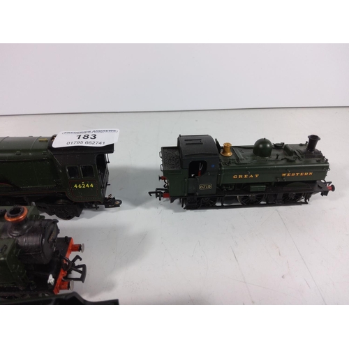 183 - 3 engines + engine and tender