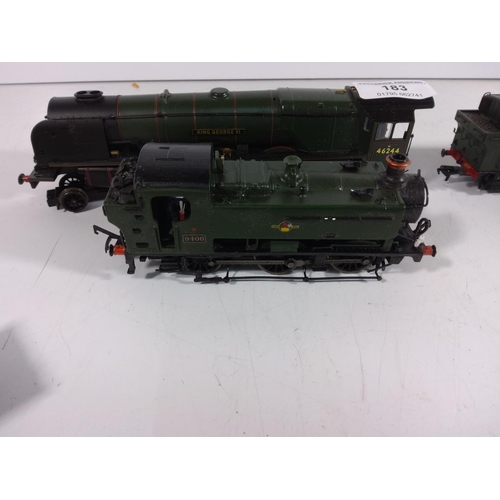 183 - 3 engines + engine and tender