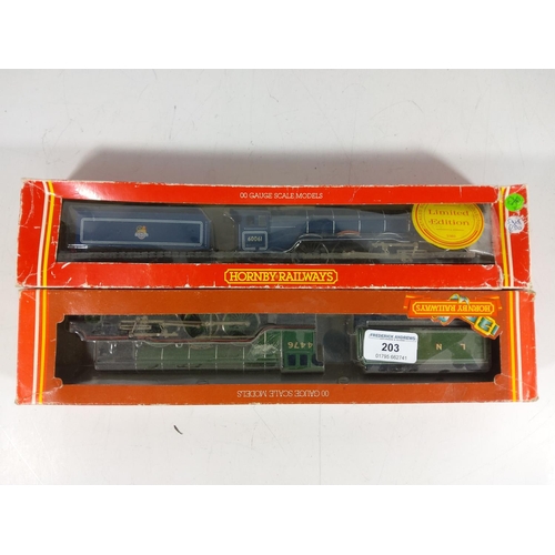 203 - 2 boxed Hornby engines and tenders