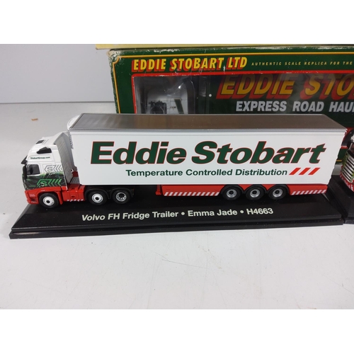 206 - 3 Eddie Stobart and 2 track side models