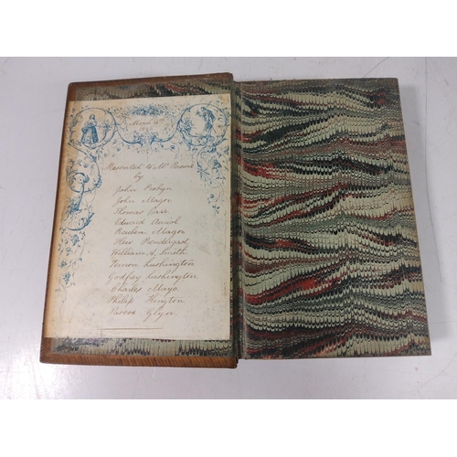210 - Leather bound set of 11 books