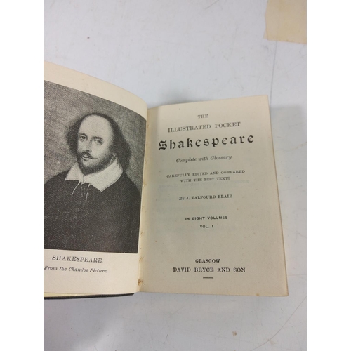 211 - Bound set of shakespeare books