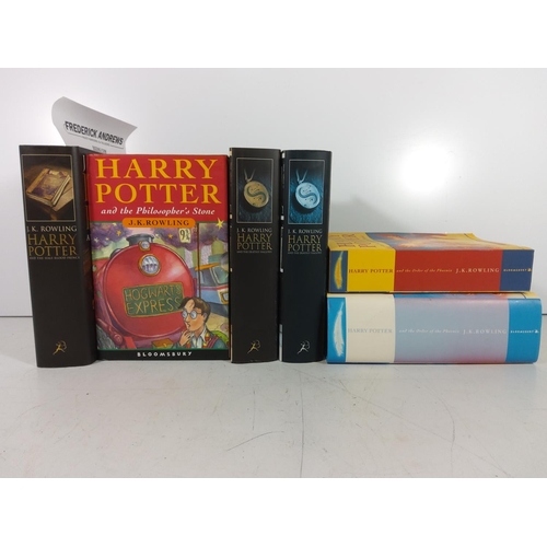 212 - Selection of various Harry Potter books incl first editions