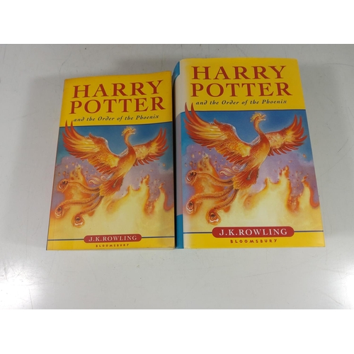 212 - Selection of various Harry Potter books incl first editions