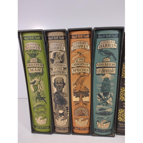 217 - Selection of bound Folio books