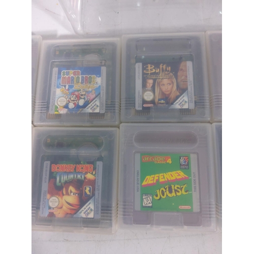 228 - Boxed selection of GameBoy cartridges