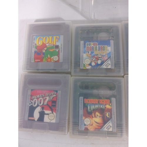 228 - Boxed selection of GameBoy cartridges