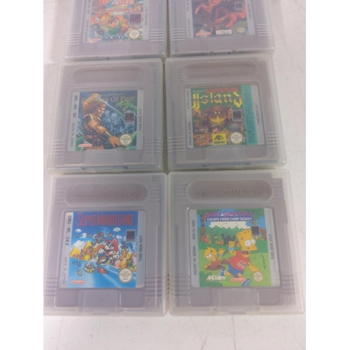 230 - Boxed selection of GameBoy cartridges