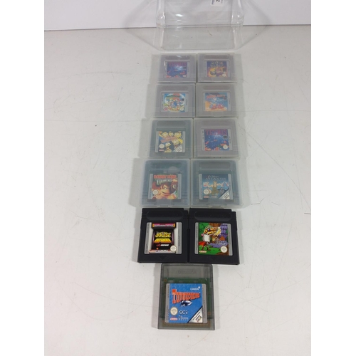 231 - Boxed selection of GameBoy cartridges