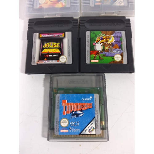 231 - Boxed selection of GameBoy cartridges