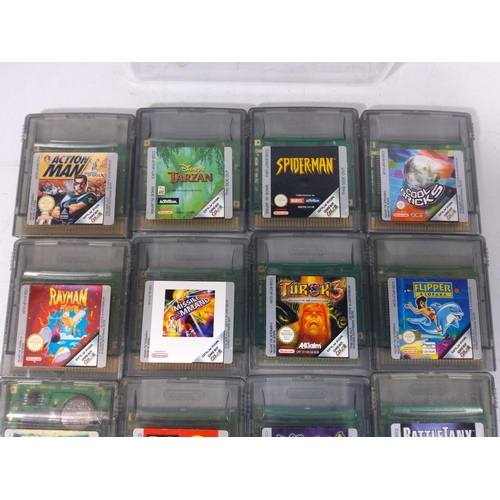 232 - Boxed selection of GameBoy cartridges