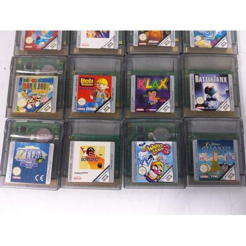 232 - Boxed selection of GameBoy cartridges