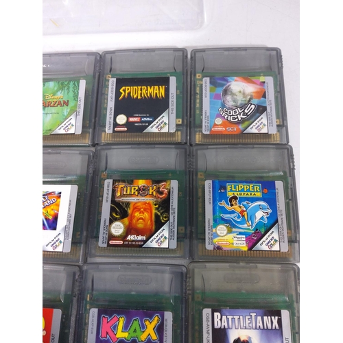 232 - Boxed selection of GameBoy cartridges