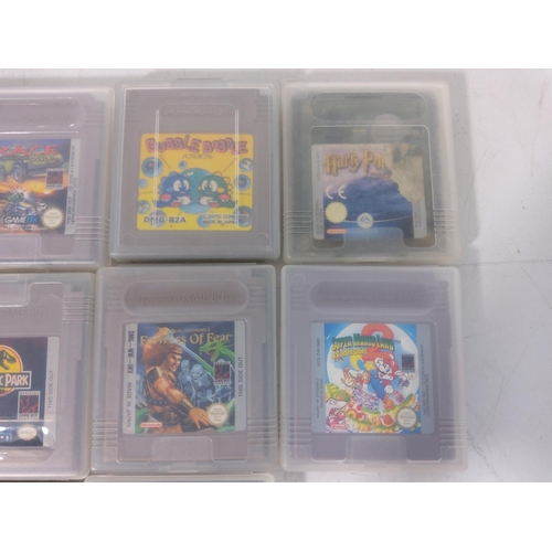 233 - Boxed selection of GameBoy cartridges