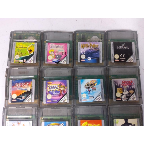 235 - Boxed selection of GameBoy cartridges