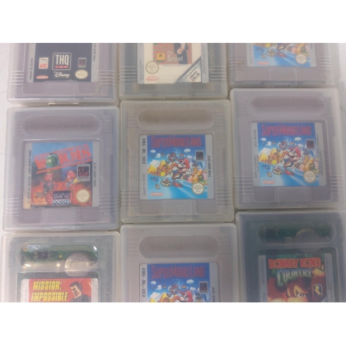 236 - Boxed selection of GameBoy cartridges