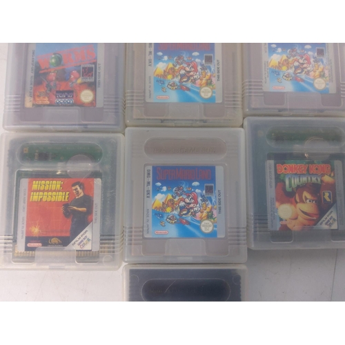 236 - Boxed selection of GameBoy cartridges