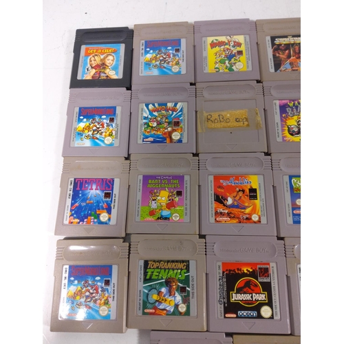 237 - Boxed selection of GameBoy cartridges