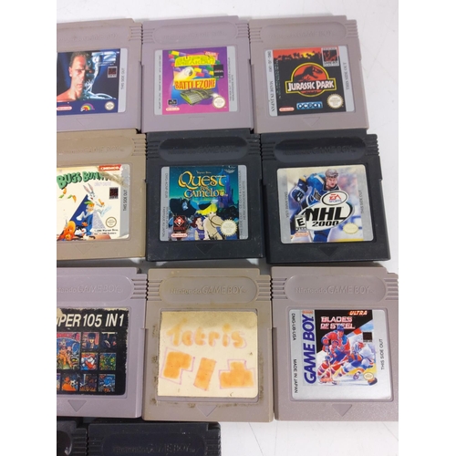 239 - Boxed selection of GameBoy cartridges