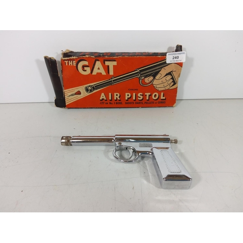 240 - Boxed Gatgun air pistol