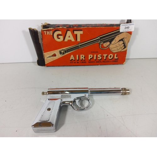 240 - Boxed Gatgun air pistol