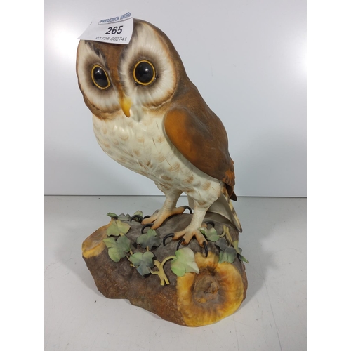 265 - Large Royal Crown Derby owl figure