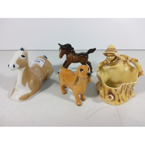 360 - 3 various animal figures + 1