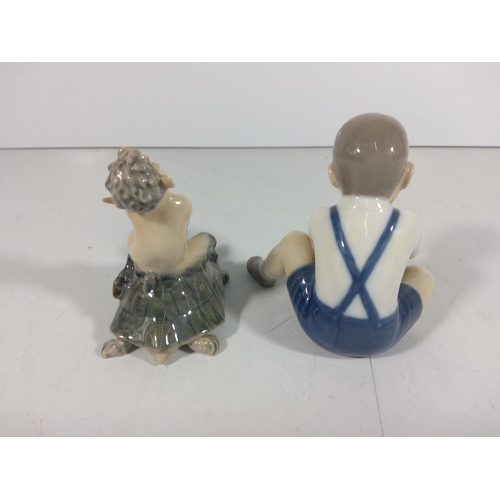 362 - 2 Royal Copenhagen figures