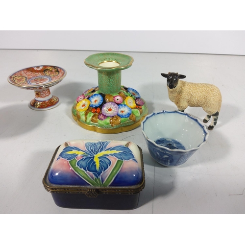 363 - Oriental china, candlestick etc