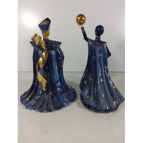 262 - 2 wedgewood galaxy collection lady figures