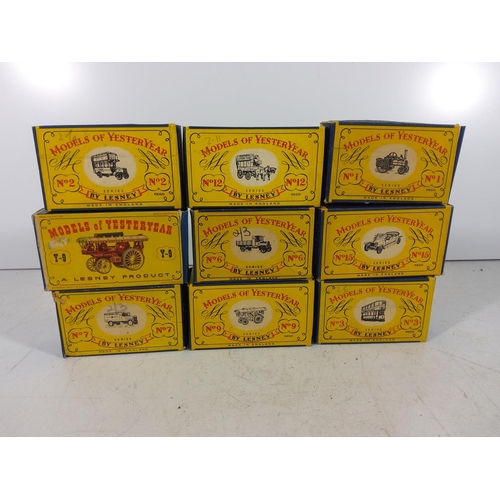 284 - 9 matchbox boxed models