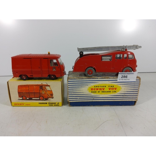 286 - Boxed Dinky 570P and boxed Dinky 955