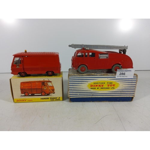 286 - Boxed Dinky 570P and boxed Dinky 955