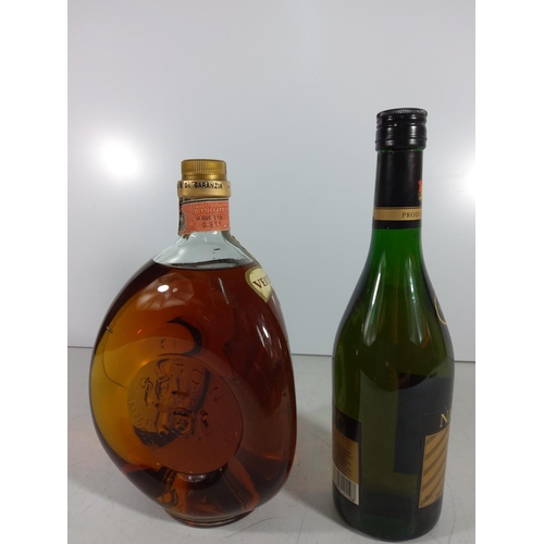 318 - Napoleon brandy and Vecchia Romagna brandy